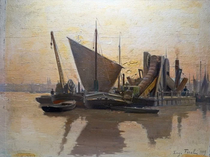 Eugene Forel (1858 - 1938) - Devaseur sur la Garonne - NO RESERVE