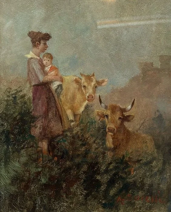 Alfredo Soressi (1897 – 1982) - In montagna