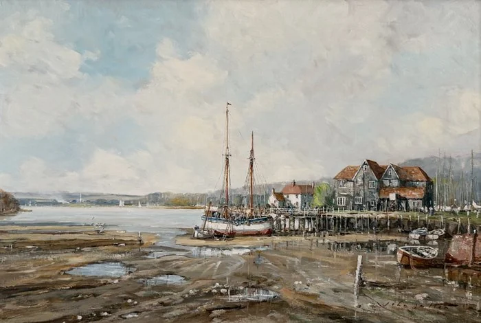 John Sutton (b.1935) - The Tide Mill, Birdham. Offered with no reserve!
