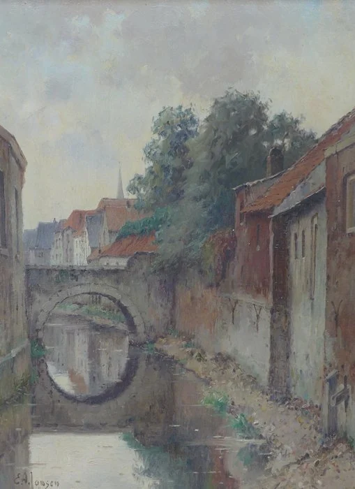 Egbertus Antonie Jansen (1877 - 1957) - De BinnenDieze te 's - Hertogenbosch