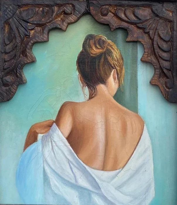 European school (XX) - La Insinuante mujer de la ventana