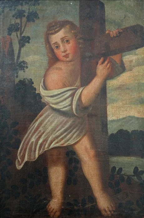 École andalouse (XVII) - L’Enfant Jésus portant la croix