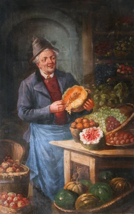 Konstantin Stoitzner (1863 - 1934), Attributed to - Obsthändler