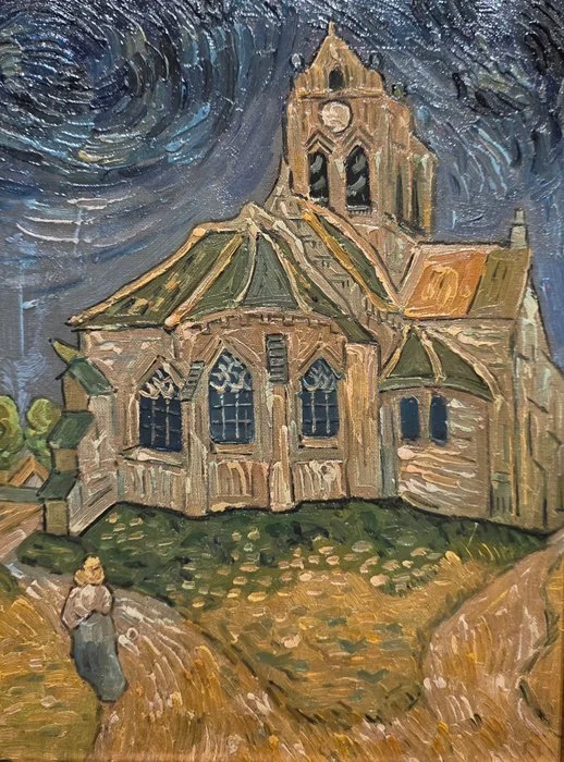 Scuola europea (XX), da Vincent Van Gogh - La chiesa di Auvers - sur - Oise