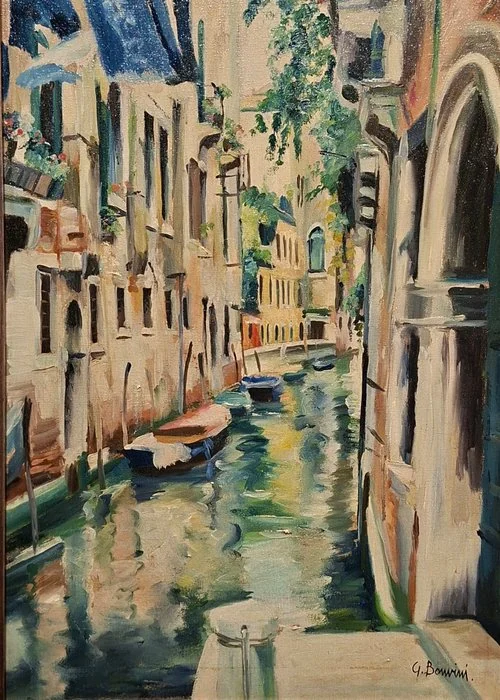 Italian school (XX) - Canale veneziano