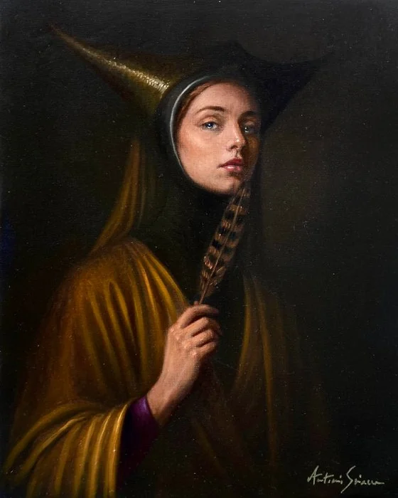 Antonio Sciacca (1957) - The Veiled Sibyl - NO RESERVE