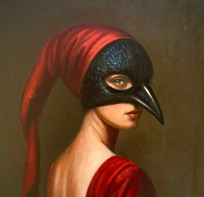Antonio Sciacca (1957) - The Crimson Masquerade - NO RESERVE