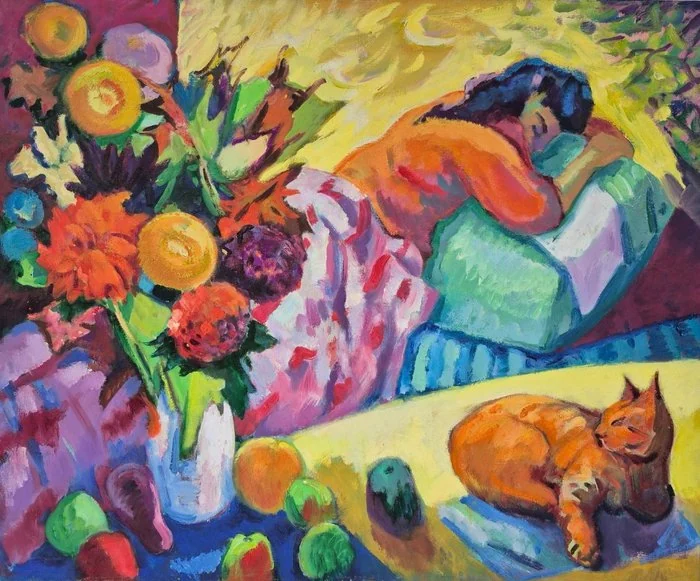 Freek van der berg (1918 - 2000) - Siesta