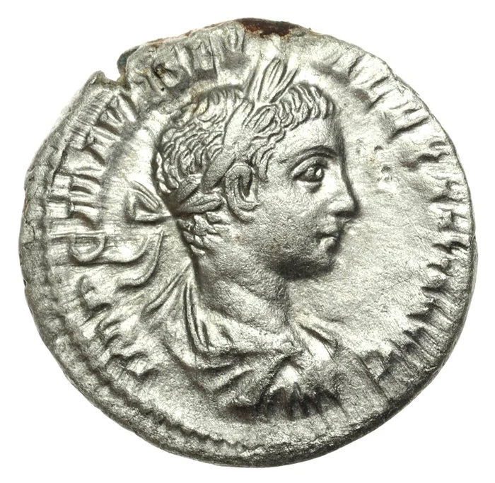 Roman Empire. Severus Alexander (AD 222 - 235). Denarius (Libertas). Rome mint 222 AD. ()
