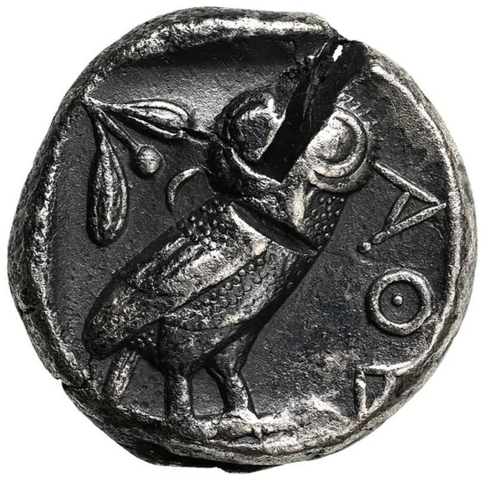 Attica, Athens Tetradrachm 454 - 404 BC