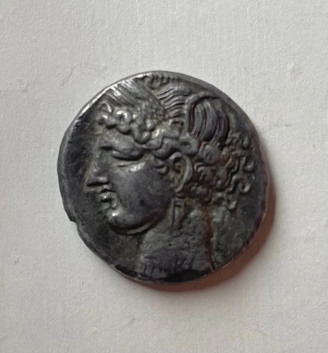 Carthage. First Punic War. Circa 264 - 241 BC Double Shekel - Tanit