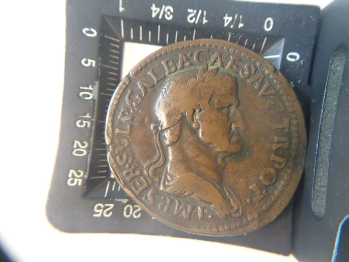 Europe. Galba. "Sestertius" after Giovanni da Cavino (1500 - 1570) ()