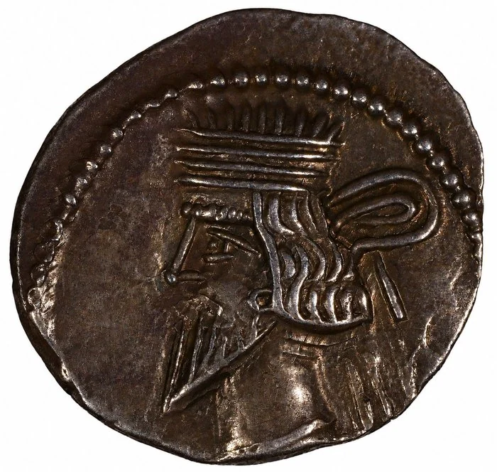Parthian Kingdom. Vologases III. AR Drachm Ecbatana – AD 105 – 147 ()