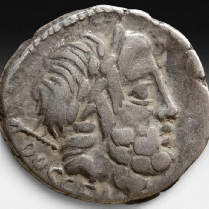 Roman Republic. L. Rubrius Dossenus, 87 BC. Denarius - Fine ()