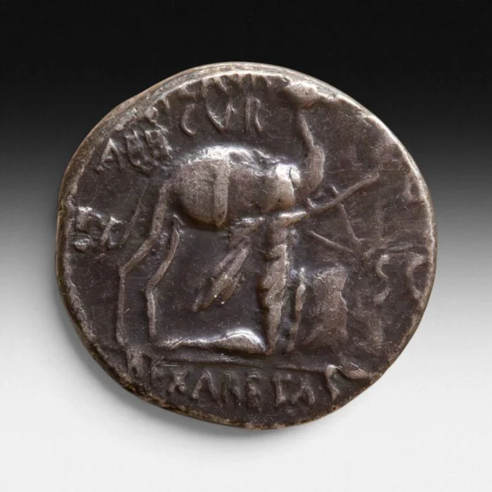 Roman Republic. M. AEMILIUS SCAURUS and P. PLAUTIUS HYPSAEUS. Denarius 58 BC ()