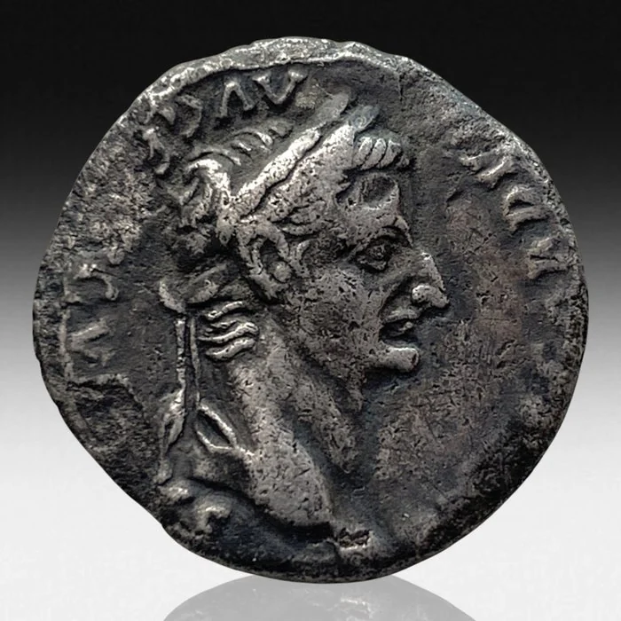 Roman Empire. Tiberius (AD 14 - 37). Denarius ()