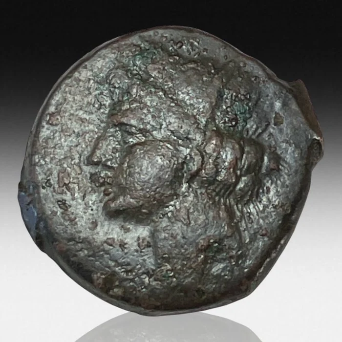 Greece (ancient) ZEUGITANA: Carthage, AE unit 221 - 210 BC ()