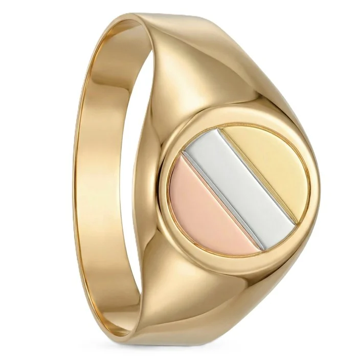Ring - 18 kt. Yellow gold, White gold, Rose gold