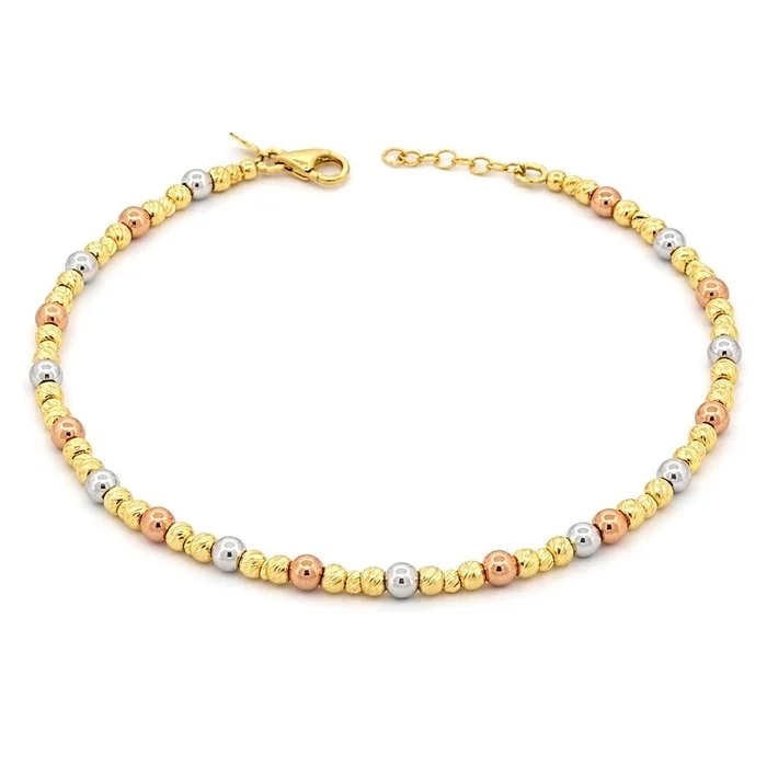 Bracelet - 18 kt. Yellow gold, White gold, Rose gold - Gold Art