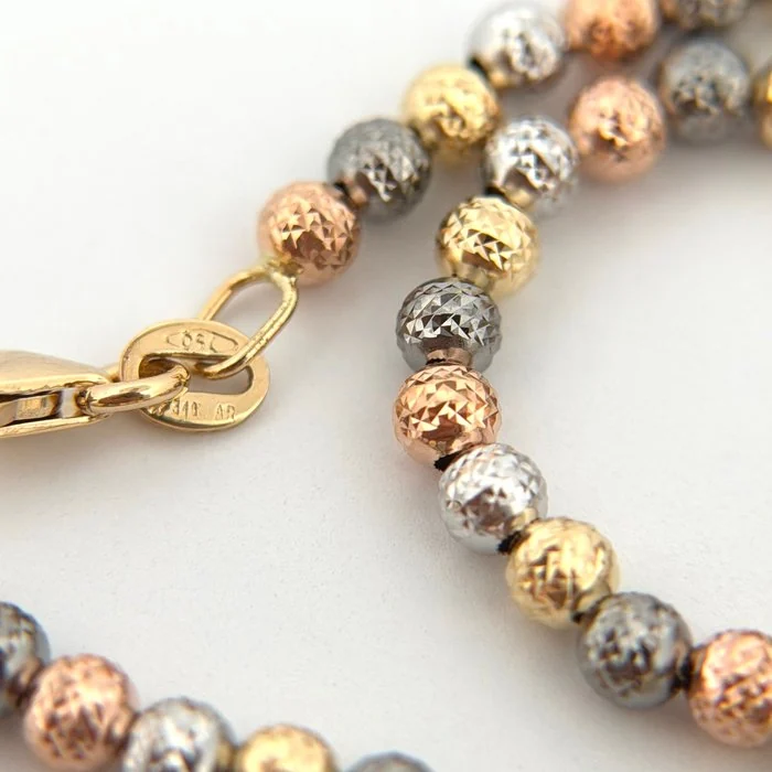 Bracelet - 18 kt. Yellow gold, White gold, Rose gold, Black gold - Gold Art