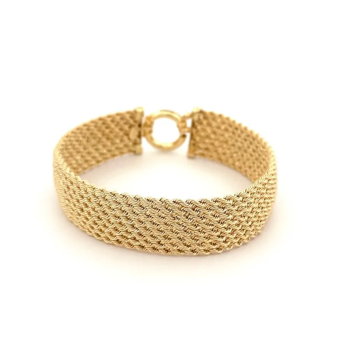 Handmade - Bracelet - Bismark - 12.9 g - 18 kt. Yellow gold