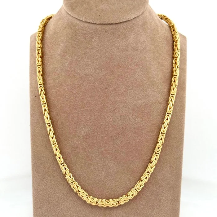 Necklace - 18 kt. Yellow gold - Byzantine