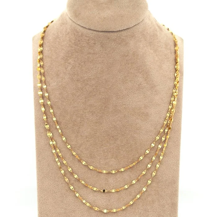 Necklace - 18 kt. Yellow gold - Made in Italy