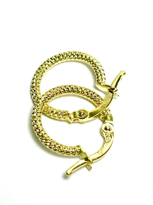 Hoop earrings - 18 kt. Yellow gold