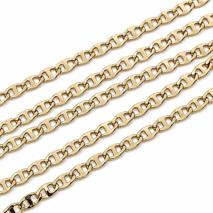 Necklace - 18 kt. Yellow gold - Made in Italy - Handmade