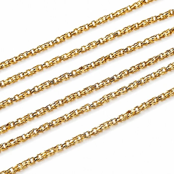 UnoAErre - Necklace - 18 kt. Yellow gold - Made in Italy - Handmade