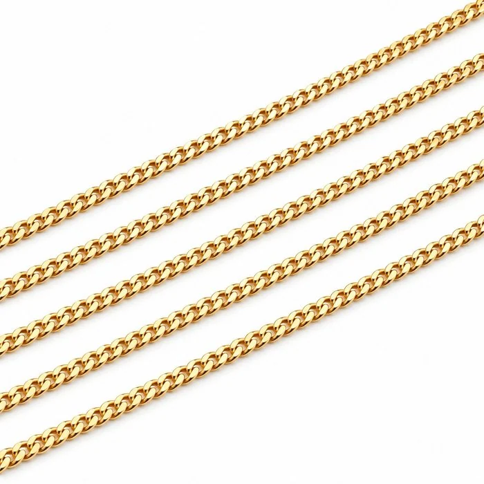 UnoAErre - Necklace - 18 kt. Yellow gold - Made in Italy - Handmade
