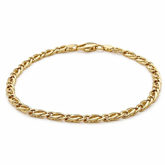 Bracelet - 18 kt. Yellow gold - Handmade - Made in Italy