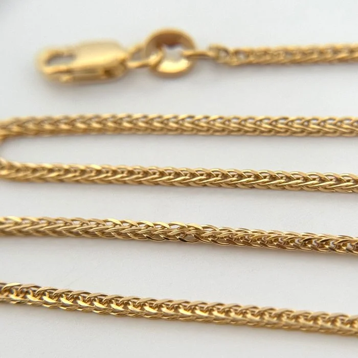 Necklace - 18 kt. Yellow gold - Spiga - 60 cm
