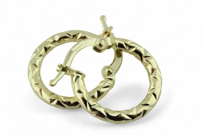 Hoop earrings - 18 kt. Yellow gold