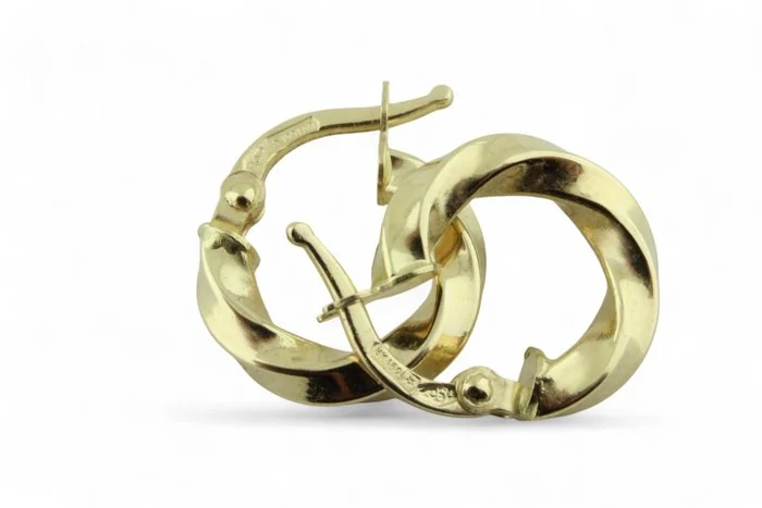 Hoop earrings - 18 kt. Yellow gold