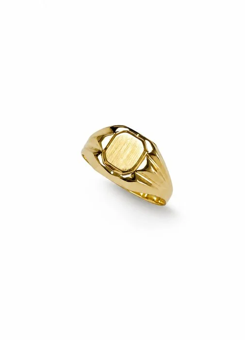 Ring - 18 kt. Yellow gold - An. Shield Mis 19 - 1.40 gr