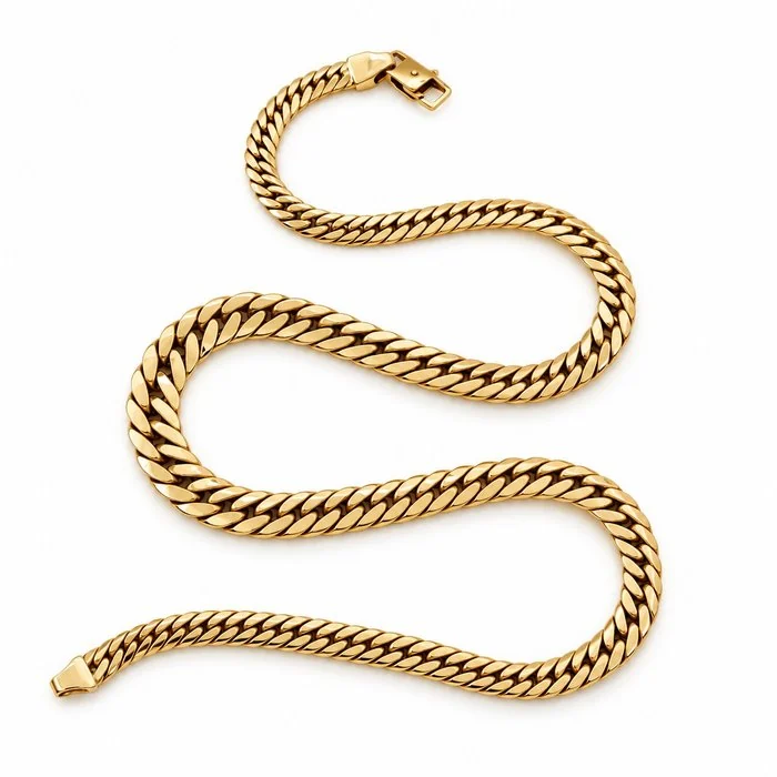 Necklace - 18 kt. Yellow gold - Made in Italy - HandMade