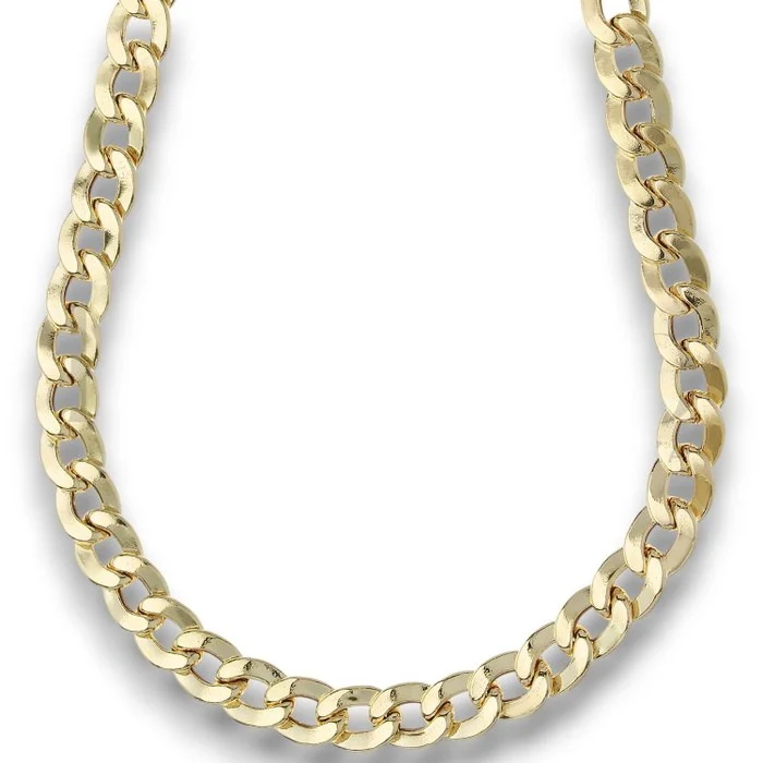 Necklace - 18 kt. Yellow gold - Flat chain 26g