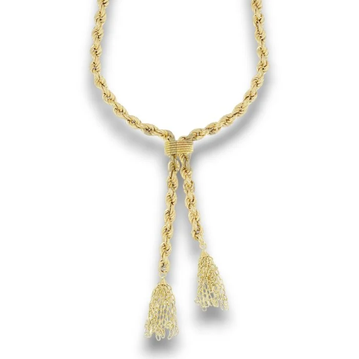 Necklace - 18 kt. Yellow gold - Hollow Rope Necklace 22.8 g