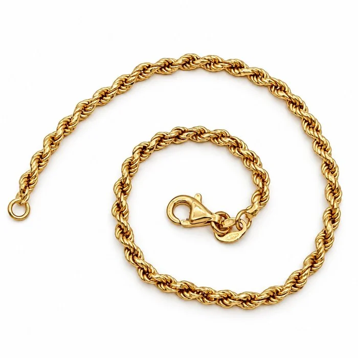 Bracelet - 18 kt. Yellow gold - Made in Italy - Handmade