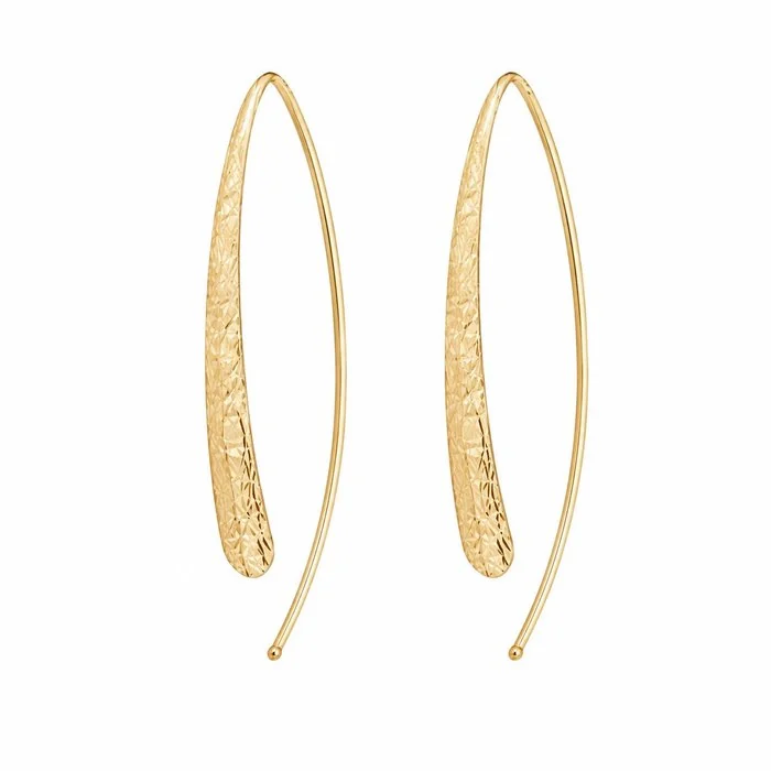 Earrings - 18 kt. Yellow gold - Fishhook earrings 1.5/1.6 g