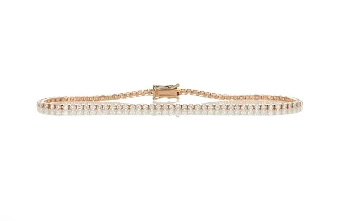 Bracelet - 18 kt. Rose gold - 2.10ct. tw. Diamond (Natural)