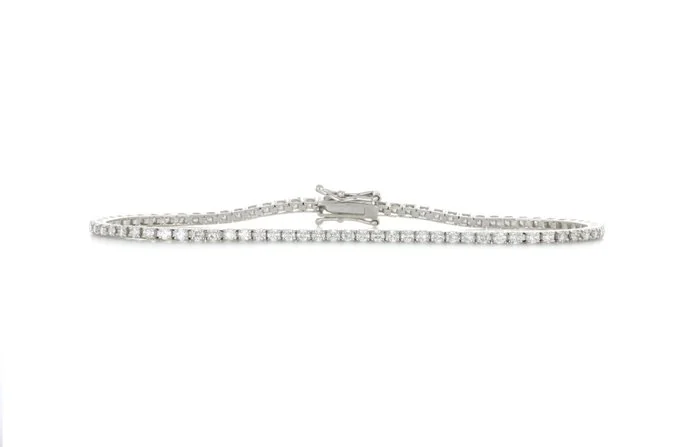 Bracelet - 18 kt. White gold - 1.88ct. tw. Diamond (Natural)