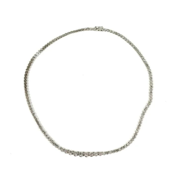 Necklace - 18 kt. Yellow gold Diamond (Natural)