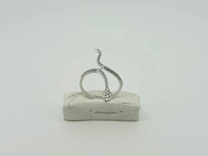 Ring - 18 kt. White gold - 0.22ct. tw. Diamond (Natural) - Diamond