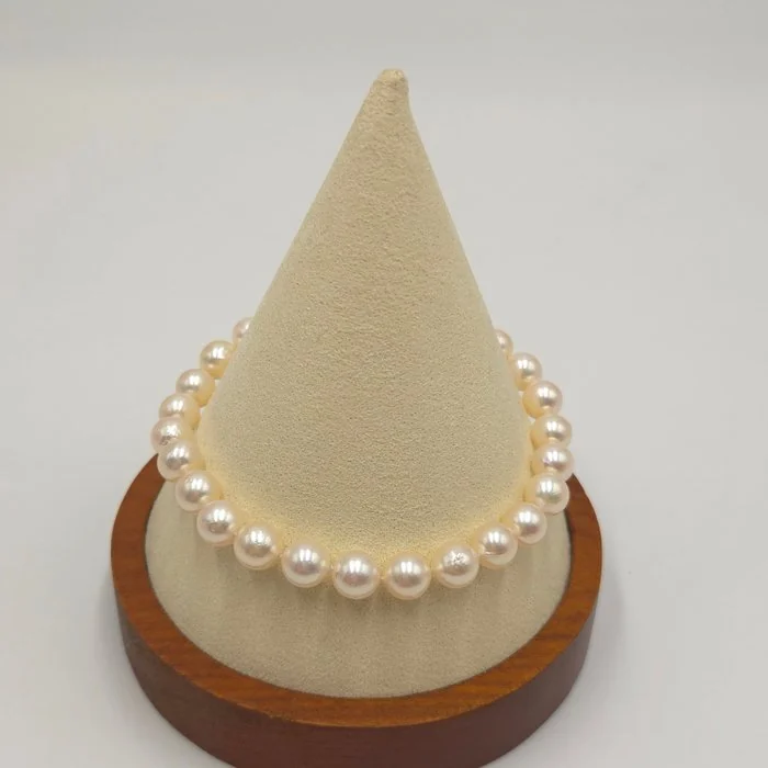 Bracelet - 18 kt. Yellow gold Pearl - K18 Akoya Bracelet 7.5mm