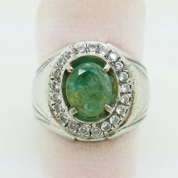 Ring Silver Emerald