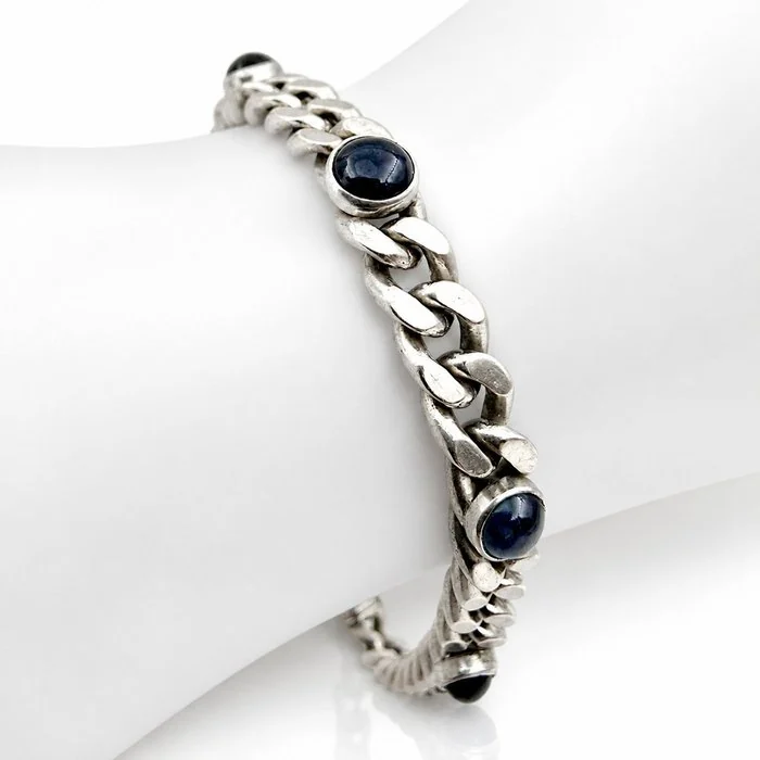 Bracelet Silver - Sapphire (Certified)