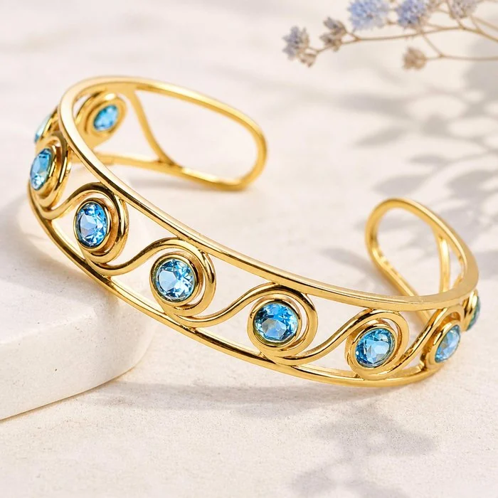Bracelet Silver - Topaz - Certified