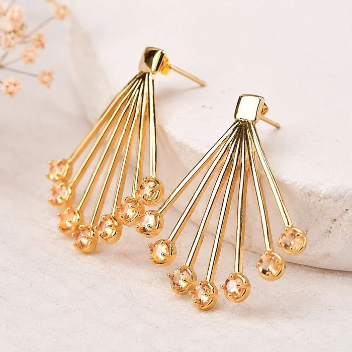 Earrings Silver - Garnet - Certified